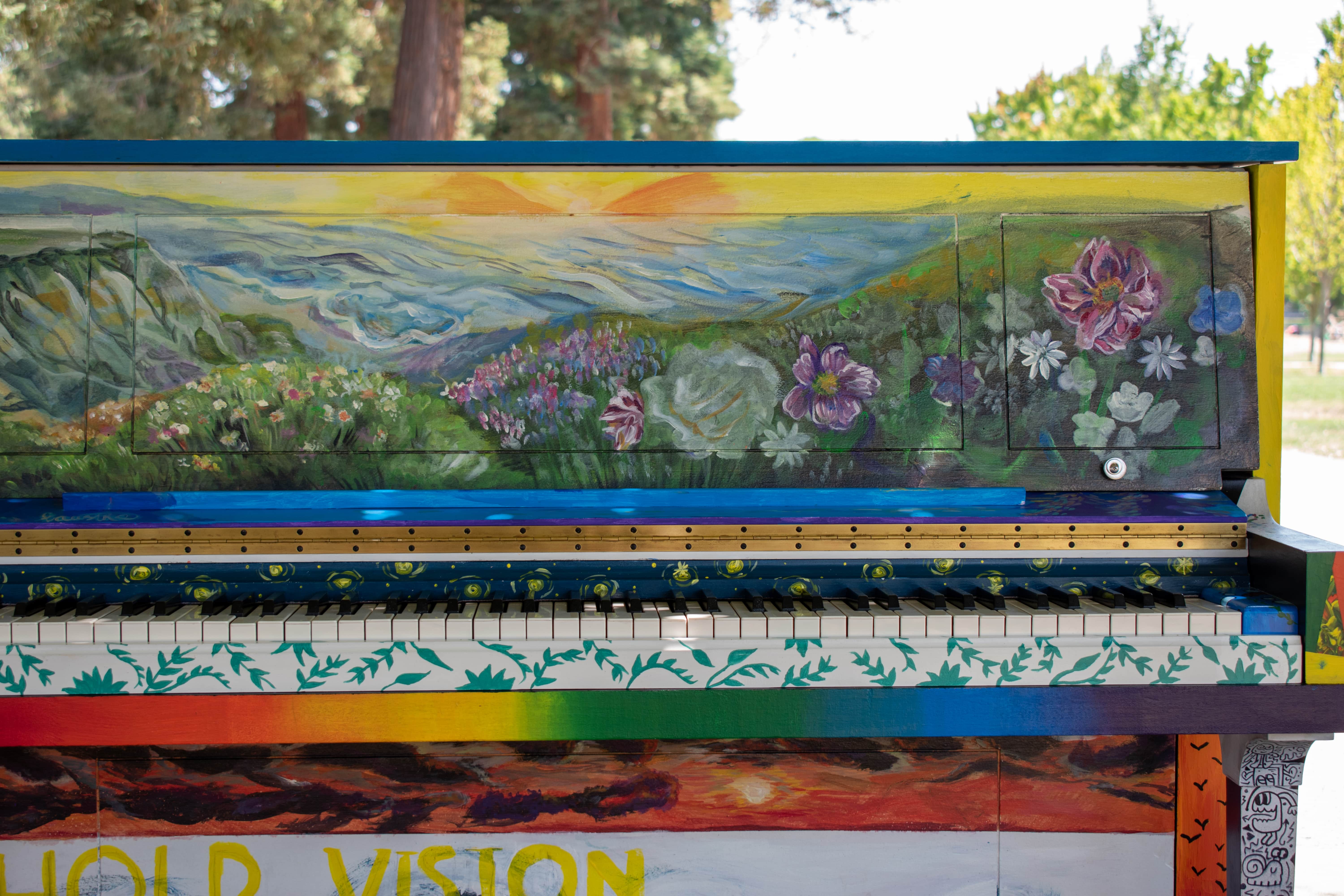 Piano restoration in progress