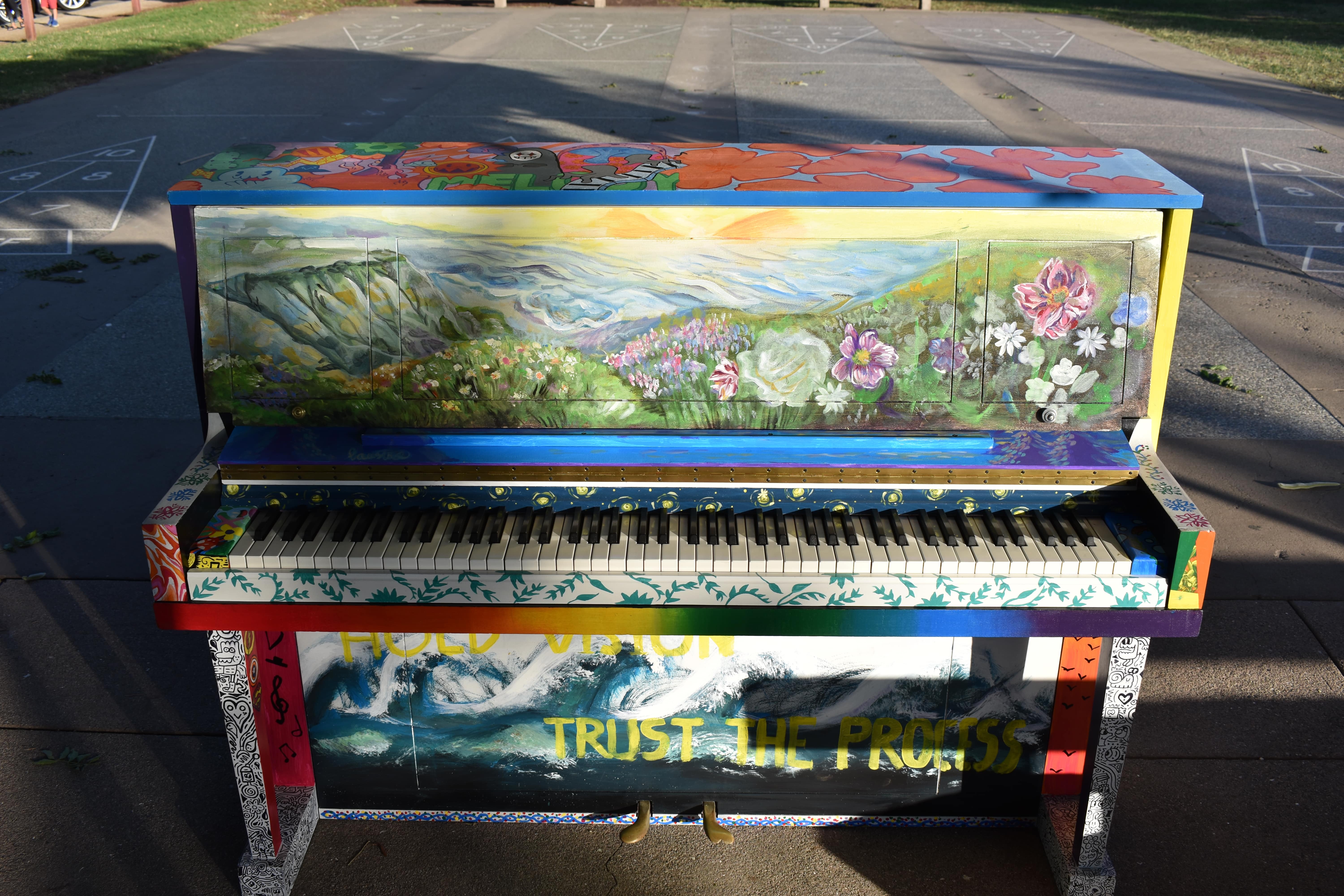 The piano at Mitchell Park